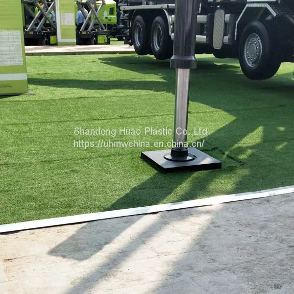 Mobile Crane Used Outrigger Pads PE Crane Mats Hdpe Plastic Truck Mats photo-4