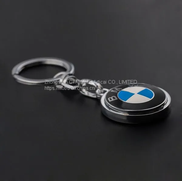 Football Key Chain With Manchester United Logo on It. photo-3