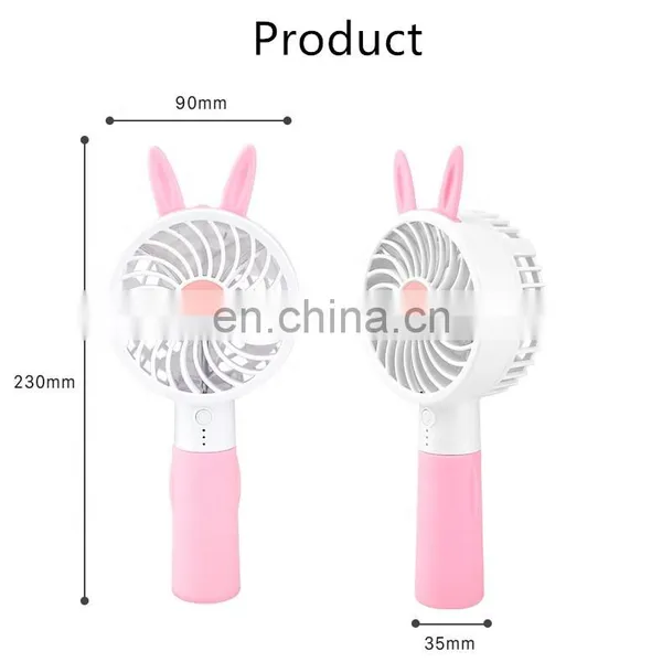 New Product Ideas 2020 Usb Handheld Charging Cooling Air Mist Fan With Spray photo-3