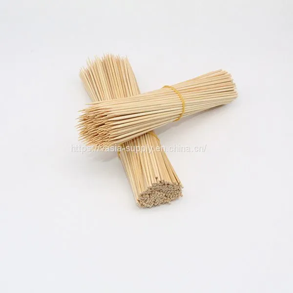 16' Bamboo Skewers Sticks for BBQ, Kabob, Grilling, Barbecue, Kitchen, Roasting, Marshmallows, Plant Stakes,Crafting.Φ=3mm, photo-2