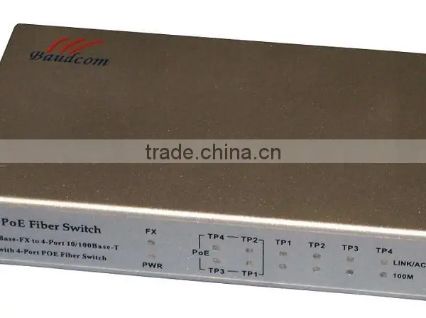 5 Ports 10 100 1000M POE Optical Converter photo-4