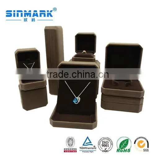 SINMARK Customized 2016 Luxury Leather Foam Inserts Jewelry Box Gift Box for Necklace/ring/pendant/bracelet Box photo-6