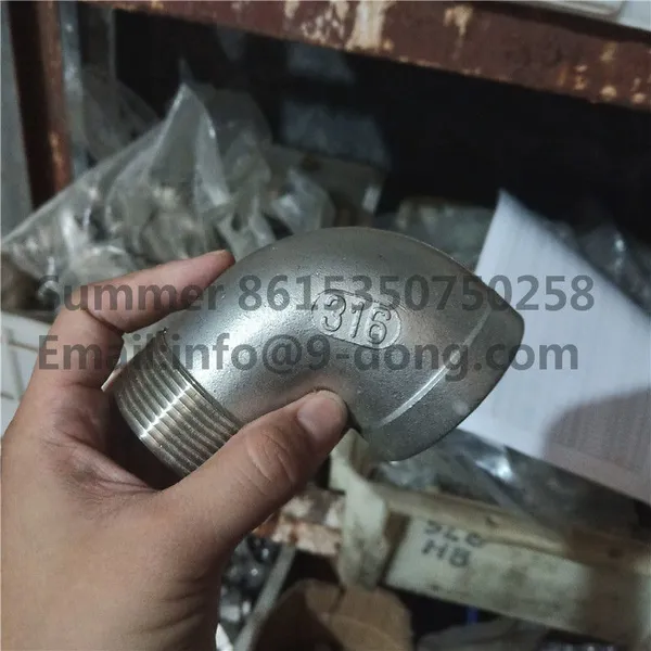 SS304 Stainless Steel Sanitary 90 Degree Bend Fittings Elbow photo-2