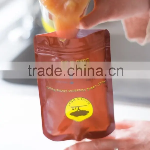 Customer Printed China Made Plastic Foil Laminated Bag With Snout for Baby Food photo-2