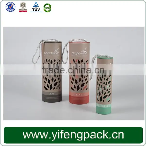 Custom Made Printed Round Gift Box/ Round Cardboard Gift Box/cardboard Cylinder Packaging Box photo-2