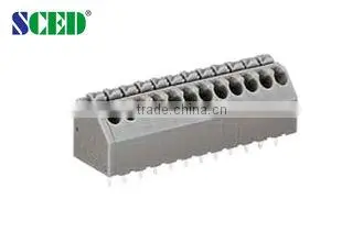 Termin Block 300V 12A 2P - 16P Screwless Terminal Block 7.62mm Spring Clamp Terminal Blocks
