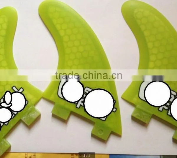 Fiberglass Honeycomb Surfing Fin FCS and FUTURE Type JSF030 photo-3