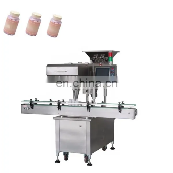 Easily Operated Automatic Hemp Oil Softgels Capsules Counting Machine Gummy Bear Bottling Machine photo-5