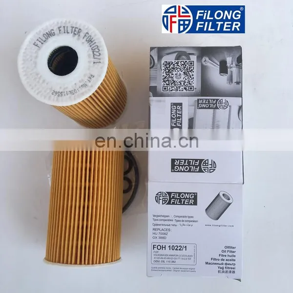 FILONG Manufacturer Car Oil Filter for FOH-1022 03L115562 HU7008Z OX388D E115HD208 03L115466 OE688 CH10759ECO L418 SH4049P photo-2