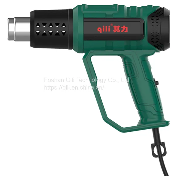 Qr611A Industrial Electric Hot Air Gun Thermoregulator LCD Heat Guns Shrink Wrapping Thermal Heater Nozzle photo-2