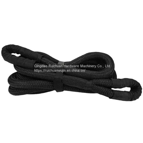 Lifting Polyester Car Tow Rope Truck Car Off-road Vehicle Road Rescue Rope With Sheathed Trailer Rope photo-2