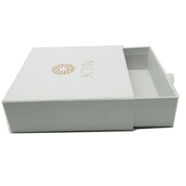 White Luxury Drawer Open Style Gift Packaging Paper Gift Box