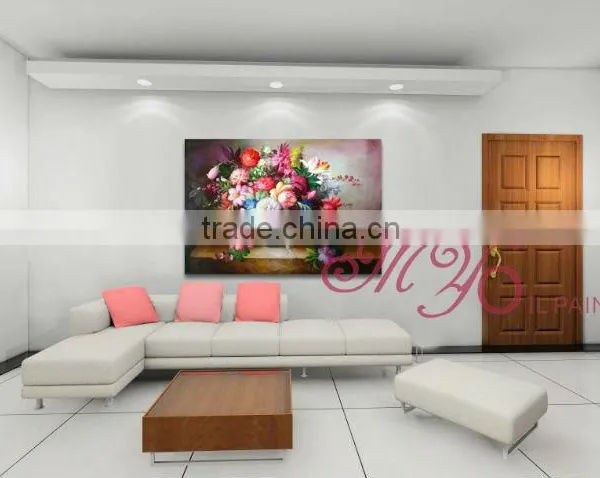 Still Life Decor Flower Fabric Oil Painting for Home,hotel Decor Ct-66 photo-5