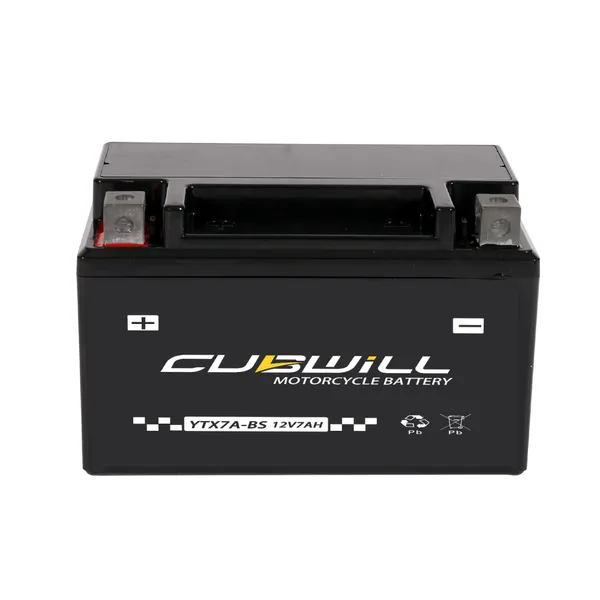Japan Technology Factory Price 12V 7ah Rechargeable Lead Acid YTX7A-BS Motorcycle Battery photo-2