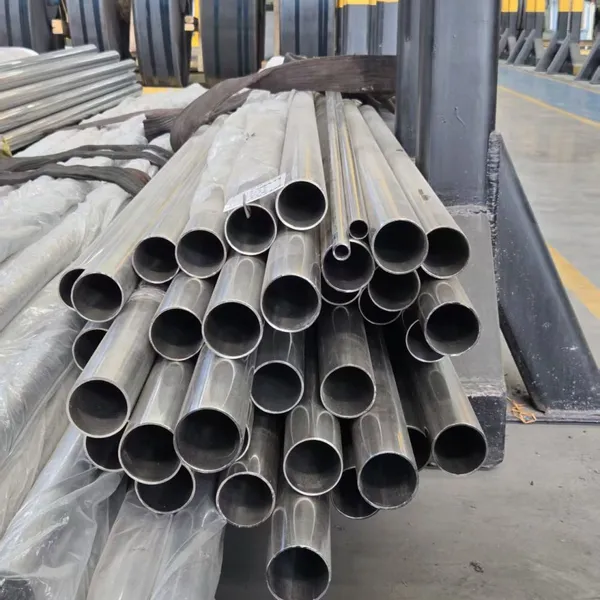 Polished 304 Stainless Steel Round Pipe - 2 Inch Diameter for Handrail Applications
