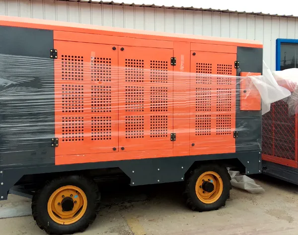 Saman mobile screw air compressor, flexible, convenient and highly stable