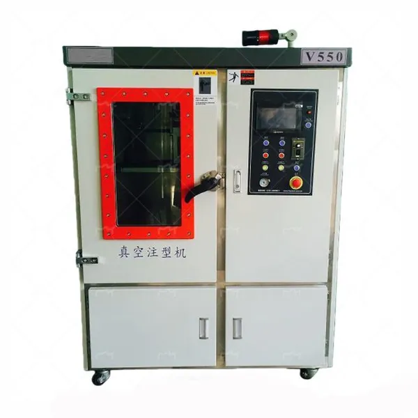 High Efficiency Vacuum Casting Machine for Rapid Prototyping | Double-Chamber Silicone Mold Casting Equipment