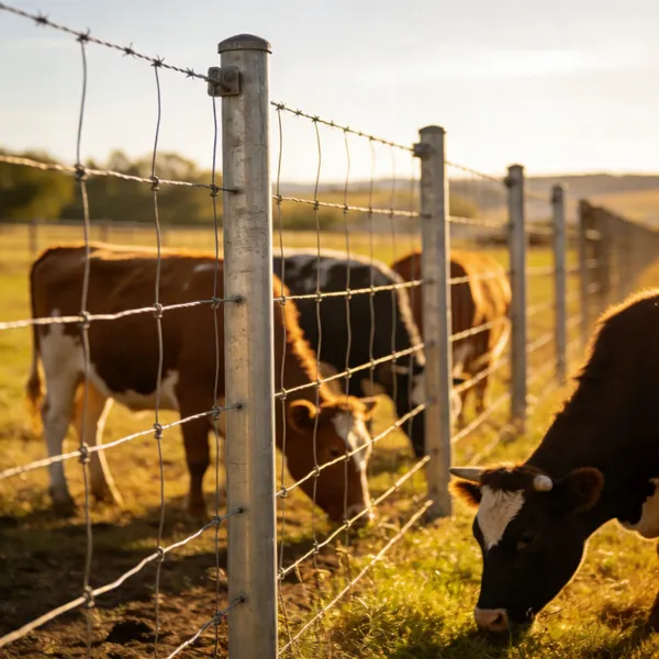 Galvanized Steel Poultry Husbandry Equipment Goat Cattle Sheep Grassland Farm Livestock Farm Fence photo-6