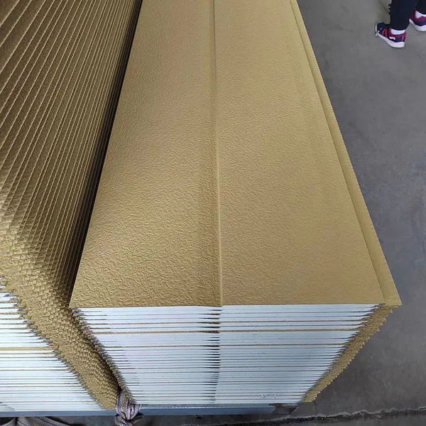Polyurethane Foam Facade Metal Engraved Sandwich Panels for Exterior Building Facades photo-4