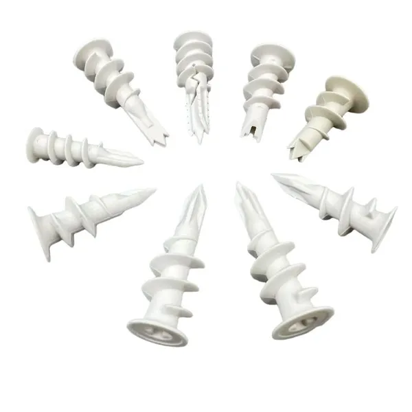 China Manufacturer Plastic Anchors Anti-rotation for Drywall Strong Loading PE Material Full Sizes Available