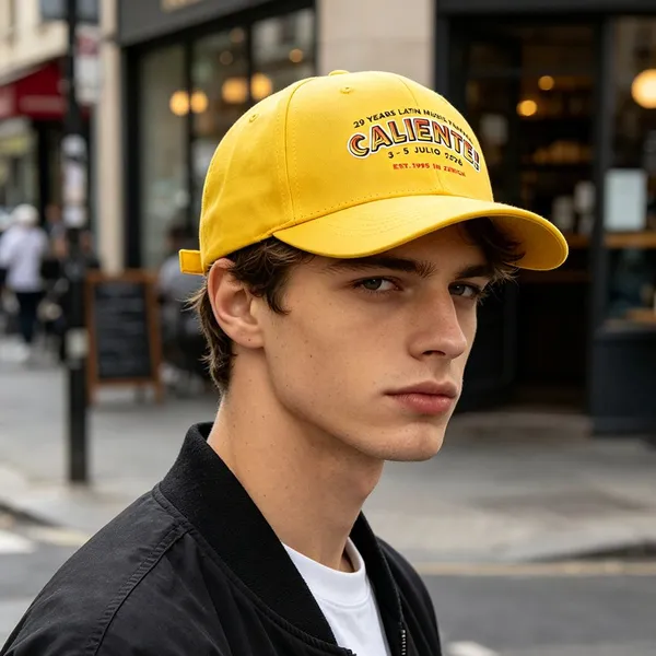 Baseball Cap Unstructured Curved Visor Digital Printing Casual Event Headwear Custom Logo Available