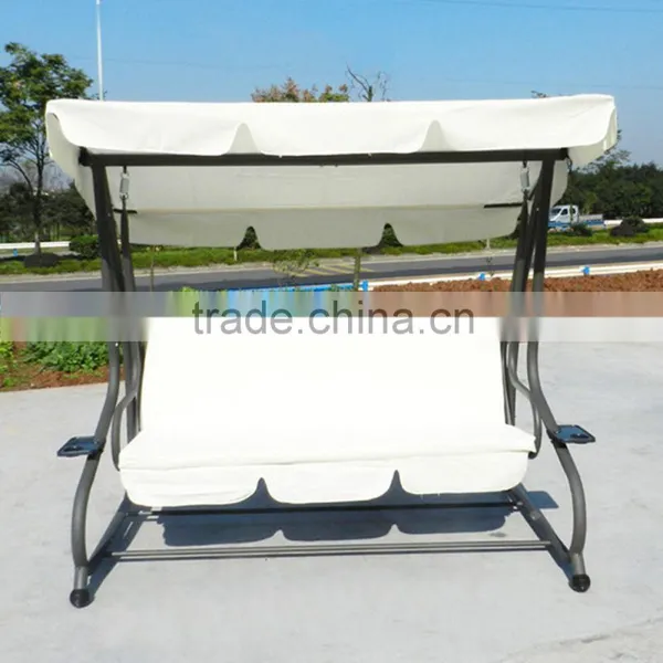 Entertainment Leisure High Quality Luxury Patio 3 Seat Adult Outdoor Garden Swing photo-5