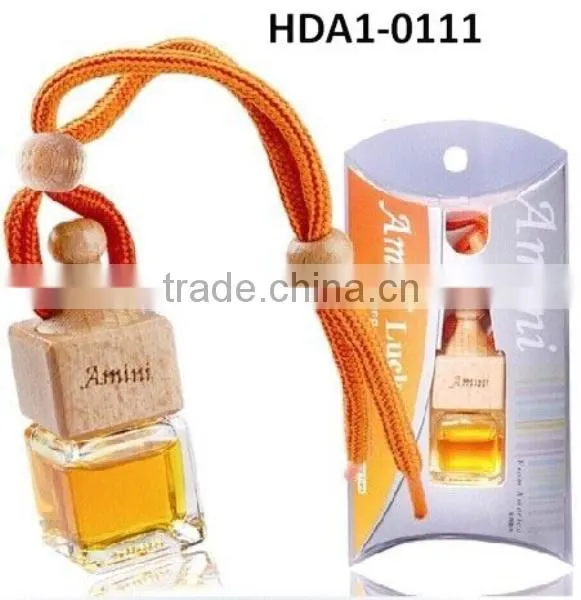 Haning Car Perfume Set/car Air Freshener With Square Clear Glass Bottle Quality Choice photo-6