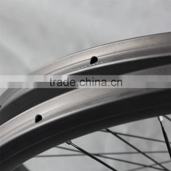 700c 27mm Width Carbon Road Bike Wheelset Tubular Wheelset W40T Powerway R13 Hub photo-3