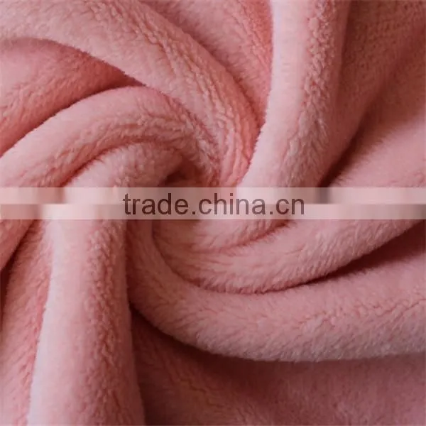 100 Polyester Soft Feeling Wholesale Fleece Fabric With Good Quality and Cheap Price