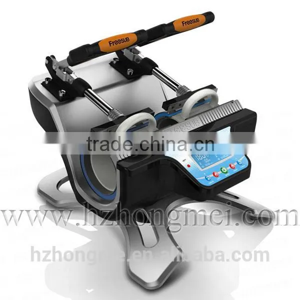 2015 China ST-210 Mini Pneumatic Double -Station Mug Press Machine/sublimation Heat Transfer Mug Printing Machine photo-3