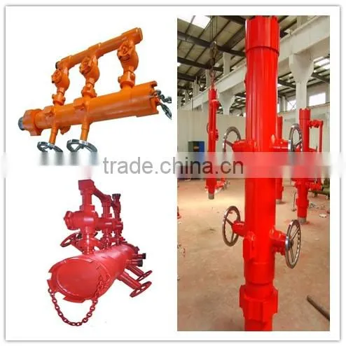 Casing double plugs cementing head with API specs