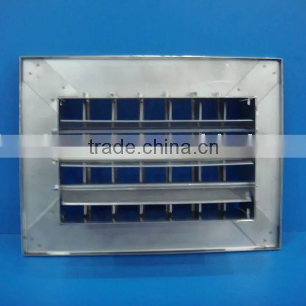 Hvac Stainless Steel Double Layer Air Louver