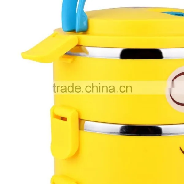 Hot China Products Wholesale Stainless Steel Color Baby Food Container Rice Lunch Box Set photo-4