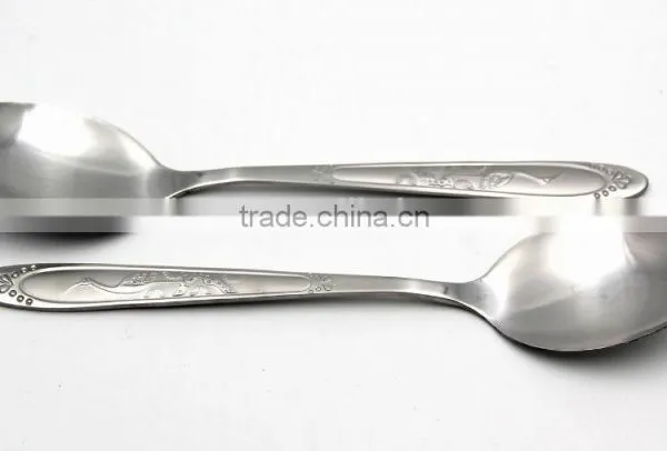 China Bulk Pack Most Popular 18/0 Stainless Steel Swan Shaped Spoon and Fork for Adults Quality Choice photo-3