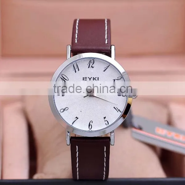 High Grade Newest Brand Gents Watch Pu Leather Business Men Wrist Watch photo-2