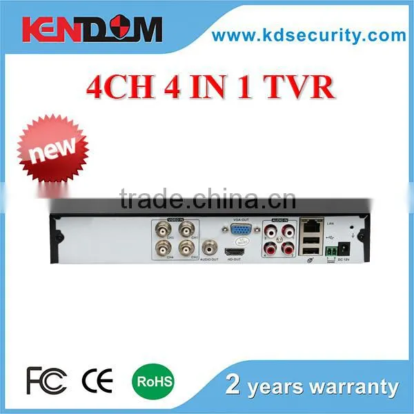 2016 New Technology 4 IN 1 Hybrid TVR 4CH Equals to DVR, AHD DVR, NVR and TVR Strong Function With Lowest Price High Performace photo-2