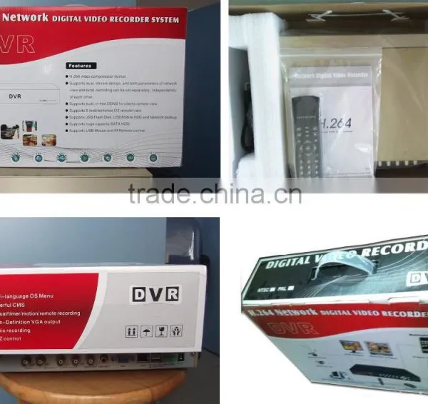 CCTV 4ch H.264 Standalone DVR Kit CCTV Camera Kit photo-5