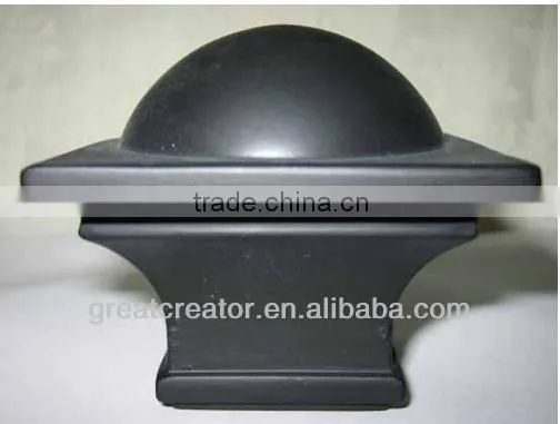 Model of Living Room Curtain Rod Set With Stone Dome Curtain Finials photo-3