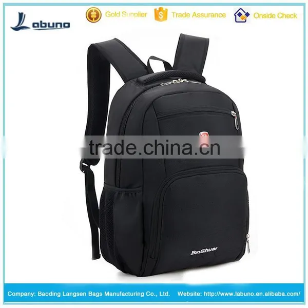 Wholesale Best Strong Waterproof Backpack Black Nylon Laptop Backpack photo-2