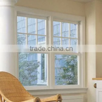 Plastic American Lifting Window Material and Horizontal Opening Pattern Pvc Double Window photo-2