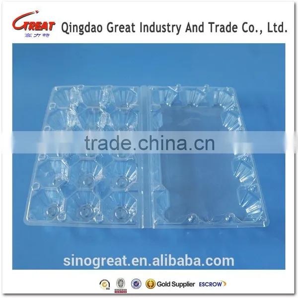 Transparent Pet Egg Tray 10 Eggs Tray photo-5