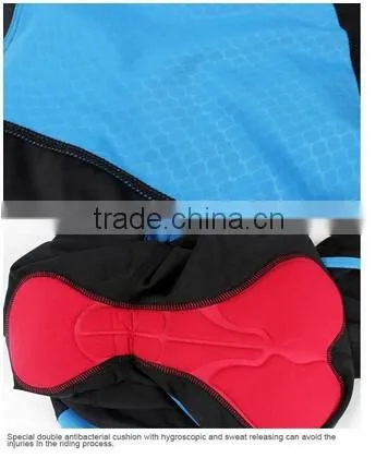 2015 Santic Triathlon Skinsuit Men Singlet Skin Cycling Tri Suit Clothing Blue photo-3