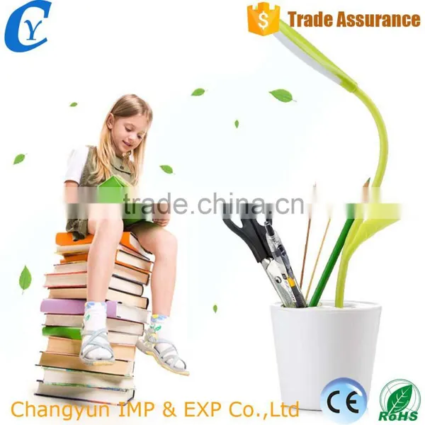 Rechargeable 18650 Creative Touch LED Table Lamp Sapling Shape Learning Eye-Protection Lamp photo-6
