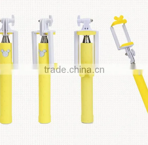 2015 Wholesale Wireless Bluetooth Control Selfie Stick Monopod Selfie Stick photo-3