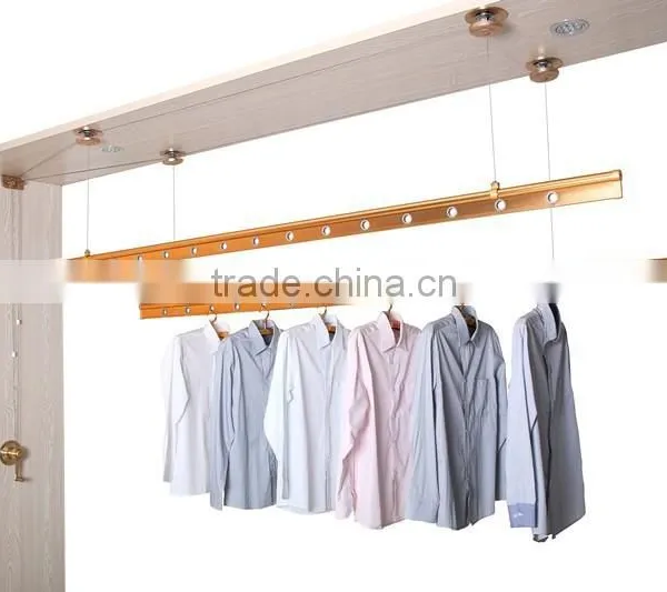2.4M Eletriplate Aluminium Clothes Drying Hanging Spice Rack photo-3