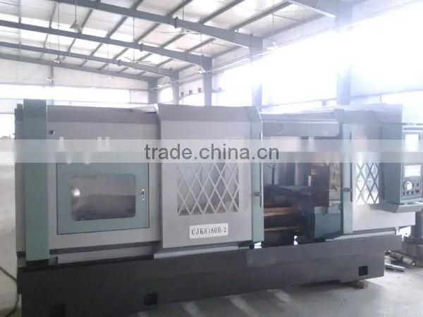 CJK6180B-2 Flat Bed Cnc Lathe Machining photo-2