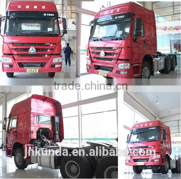 371hp Sinotruk Howo 6x4 Tractor Head Truck Prices for Sale photo-6