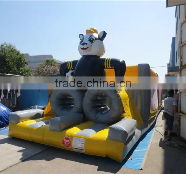 CE Panda Inflatable Playground Obstacle Channel for Kids photo-3