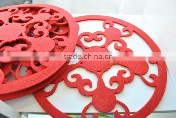 5pc /set Felt Table Placemat photo-3