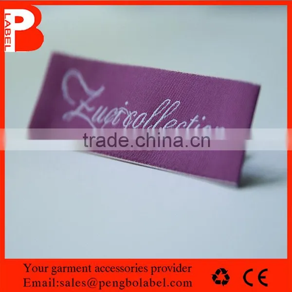Direct Factory Custom Woven Sew in Label Brand Logo photo-3